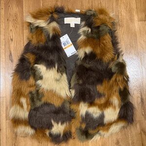 Michael Kors Multicolor Faux Fur Vest